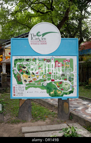 Il Saigon Zoo e Giardino Botanico di Ho Chi Minh City Vietnam Foto Stock