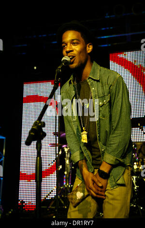 Mar 21, 2009 - Austin, Texas, Stati Uniti d'America - KID CUDI esegue a Perez Hilton è una notte in Austin presso il giorno 4 del 2009 SXSW Musica e Media Festival. (Credito Immagine: © Rahav Segev/ZUMA Press) Foto Stock