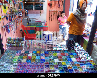 Asia, Malesia Kuala Lumpur, mercato centrale, economici gioielleria Foto Stock