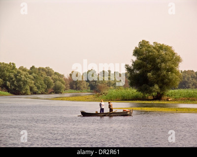 L'Europa, Romania, della Dobrugia, delta del Danubio, Tulcea, pesca Foto Stock