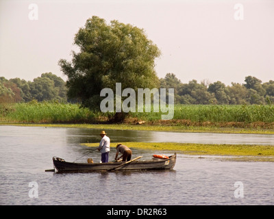 L'Europa, Romania, della Dobrugia, delta del Danubio, Tulcea, pesca Foto Stock
