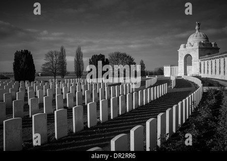 Tyne cot Commonwealth War Graves cimitero, Belgio Foto Stock