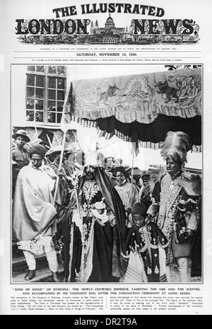 SELASSIE incoronato/1930 Foto Stock