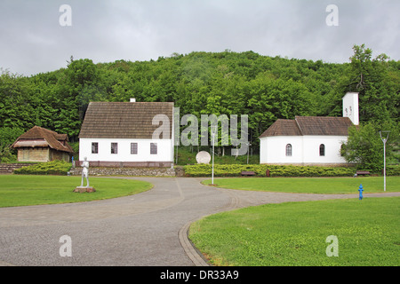 Nikola Tesla casa natale e memorial centre di Smiljan, Lika, Croazia Foto Stock