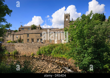 Muker Swaledale superiore Yorkshire Dales National Park Richmondshire North Yorkshire, Inghilterra Foto Stock