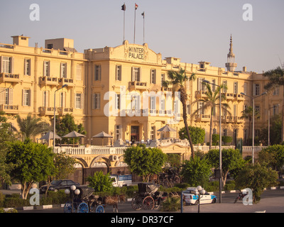 Il Winter Palace hotel a Luxor, Egitto Foto Stock