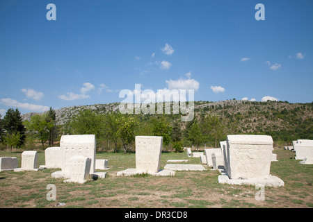 Antiche tombe, radimlja, Bosnia e Erzegovina, europa Foto Stock