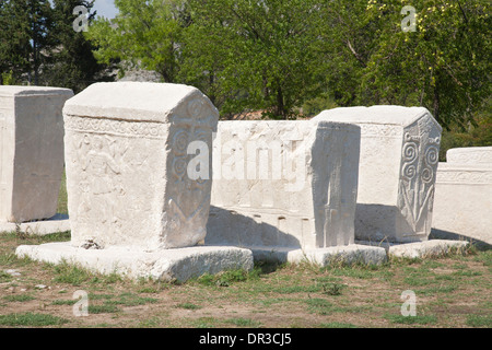 Antiche tombe, radimlja, Bosnia e Erzegovina, europa Foto Stock