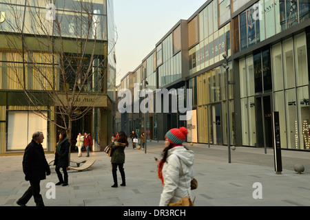 Taikoo Li Sanlitun Shopping & Stile di vita nel centro di Pechino, Cina. 2014 Foto Stock