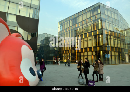 Taikoo Li Sanlitun Shopping & Stile di vita nel centro di Pechino, Cina. 2014 Foto Stock