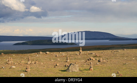 Lago Thingvallavatn nel sud-ovest dell'Islanda. Foto Stock