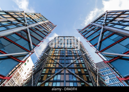 Neo Bankside, accanto alla Tate Modern, Southwark, Londra SE1 progettato da Rogers Stirk Harbour e partner Foto Stock