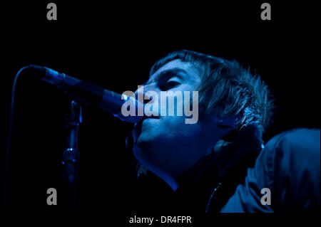 Dic 15, 2008 - Londra, Ontario, Canada - cantante Liam Gallagher degli Oasis esegue durante uno spettacolo al John Labatt Centre di Londra. (Credito Immagine: © Oliver giorno/Southcreek EMI/ZUMA Press) Foto Stock