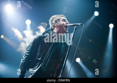 Dic 15, 2008 - Londra, Ontario, Canada - cantante Liam Gallagher degli Oasis esegue durante uno spettacolo al John Labatt Centre di Londra. (Credito Immagine: © Oliver giorno/Southcreek EMI/ZUMA Press) Foto Stock