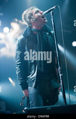 Dic 15, 2008 - Londra, Ontario, Canada - cantante Liam Gallagher degli Oasis esegue durante uno spettacolo al John Labatt Centre di Londra. (Credito Immagine: © Oliver giorno/Southcreek EMI/ZUMA Press) Foto Stock