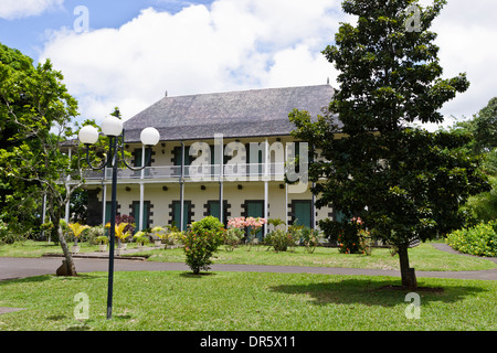 Le Chateau de mon Plaisir a Sir Seewoosagur Ramgoolam Botanical Gardens, Pamplemousses, Mauritius. Foto Stock