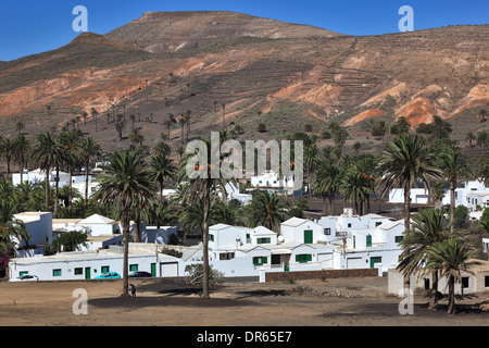 Ubicazione Haria, a nord di Lanzarote, Isole Canarie, Canarie, Spagna Foto Stock