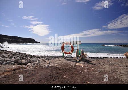 Spiaggia, Los Molinos, Fuerteventura, Spagna Foto Stock