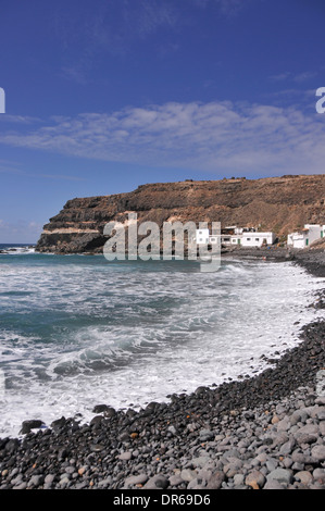 Spiaggia rocciosa, Los Molinos, Fuerteventura, Spagna Foto Stock