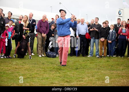 Bill Murray pro-am per il 2012 Irish Open svoltasi sul Dunluce Links in corrispondenza di Royal Portrush Golf Club Portrush, Irlanda del Nord - 27.06.12 Foto Stock