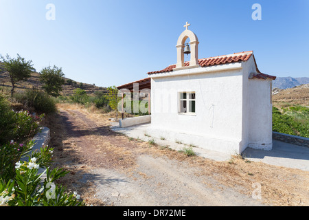 Nella piccola cappella in montagne di Creta, Grecia Foto Stock