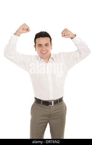 Ritratto di un energico ispanica giovane uomo d affari Foto Stock
