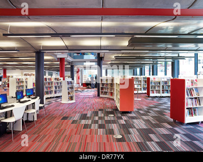 Nuovo Woolwich Civic Offices, Woolwich, Londra. Nuova Civic Offices per il London Borough of Greenwich a Woolwich Foto Stock