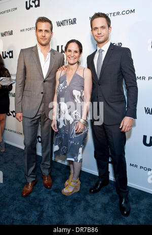 Gabriel Macht, Alexandra Shapiro e Patrick J. Adams USA Network e signor Porter.com presente "una storia adatta' New York City, Stati Uniti d'America - 12.06.12 Foto Stock