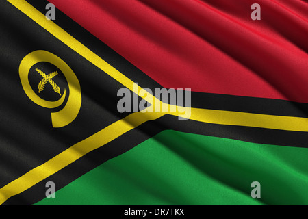 Bandiera di Vanuatu Foto Stock