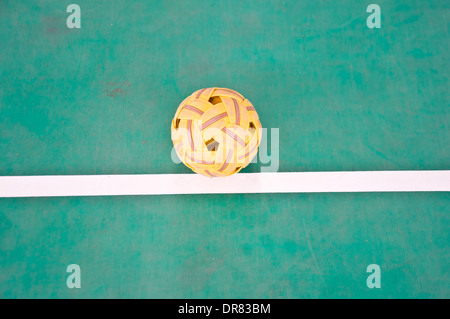 Antichi verde Sepak Takraw campo Foto Stock