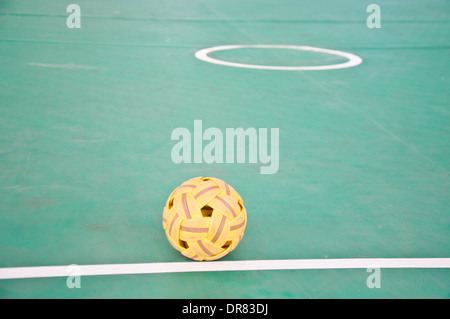 Antichi verde Sepak Takraw campo Foto Stock