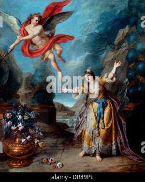 Charles Antoine Coypel. 1694-1752 Psiche Abbandonata dall'amore ( dopo il Balletto de psyché di Molière ) Francia - Francese Foto Stock