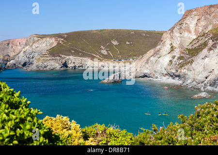 Trevaunance Cove, Sant'Agnese, North Cornwall, England, Regno Unito, Europa. Foto Stock