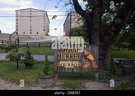 Il tacchino selvatico distilleria nei pressi di Lawrenceburg, Kentucky Foto Stock