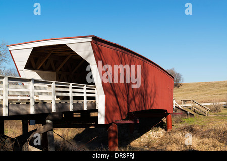 Ponte di cedro nella contea di Madison. Foto Stock