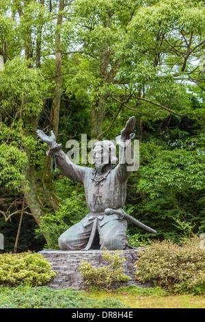 Statua di Okuninushi in Izumo Taisha, Izumo, prefettura di Shimane, Giappone Foto Stock