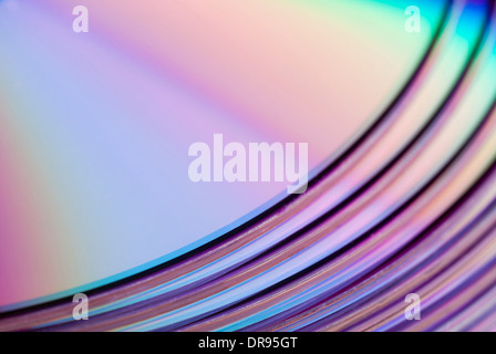 Molti CD o DVD Dischi su ciascun altro Foto Stock