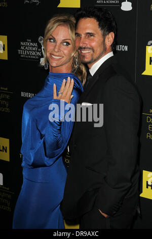 Don Diamont, Rachel Braun 39ore diurne Emmy Awards di Beverly Hills, la California - 23.06.12 Foto Stock