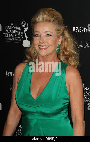 Melody Thomas Scott 39ore diurne Emmy Awards - Gli arrivi di Beverly Hills, la California - 23.06.12 Foto Stock