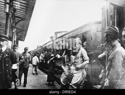 I Guerra Mondiale 1914 Foto Stock