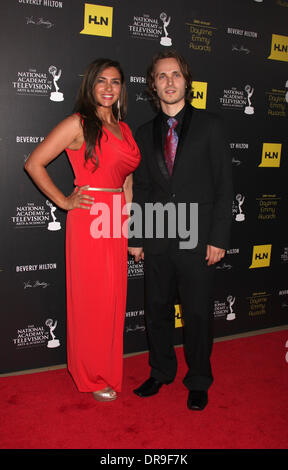 Jonathan Jackson e valutazione il trentanovesimo giorno Emmy Awards - Gli arrivi di Beverly Hills, la California - 23.06.12 Foto Stock