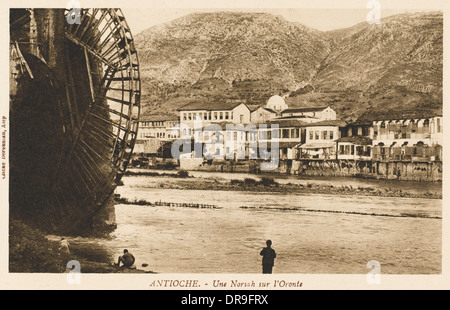 Antiochia - Turchia - Grande waterwheel Foto Stock