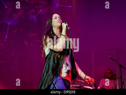 Alanis Morissette performing live a Manchester O2 Apollo Manchester, Inghilterra - 26.06.12 Foto Stock