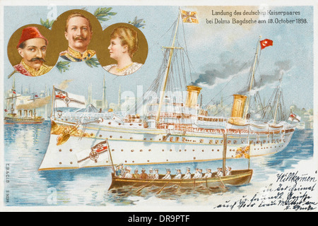 Turchia - La visita del Kaiser Wilhelm II Foto Stock