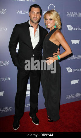 Maksim Chmerkovskiy, Peta Murgatroyd australiani in Film Awards & beneficio la cena 2012 tenutasi presso l'Hotel InterContinental - Gli arrivi di Los Angeles, California - 27.06.12 Foto Stock
