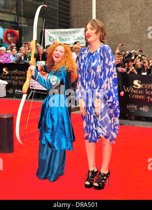 Kelly Macdonald e valutazione Edinburgh International Film Festival 2012 - "Brave" - Premiere Edimburgo, Scozia - 30.06.12 Foto Stock