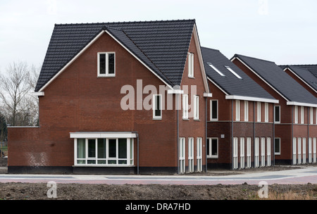 Nuova costruzione di case in Olanda Hellevoetsluis Foto Stock