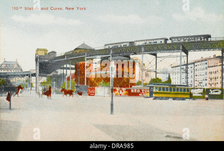 Metropolitana sopraelevata, New York Foto Stock