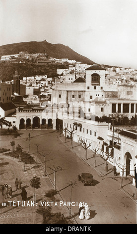Tetuan - Marocco - Vista Parziale della città Foto Stock