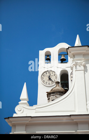 Dettaglio della Chiesa di Santa Sofia, Anacapri Foto Stock